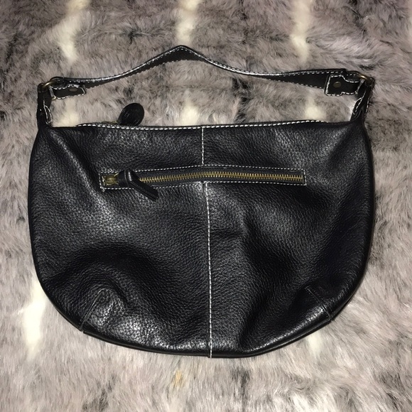 GAP WOMEN’S BLACK LEATHER BAG - Picture 1 of 3